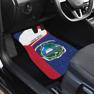 Personalised Liberia African Car Mats Coat Of Arms Flag