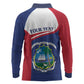 Personalised Liberia African Long Sleeve Polo Shirt Coat Of Arms Flag