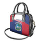 Personalised Liberia African Shoulder Handbag Coat Of Arms Flag