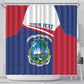 Personalised Liberia African Shower Curtain Coat Of Arms Flag