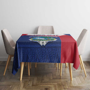 Personalised Liberia African Tablecloth Coat Of Arms Flag