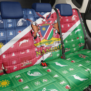 Afro Namibia Back Car Seat Cover Coat Of Arms Christmas Style