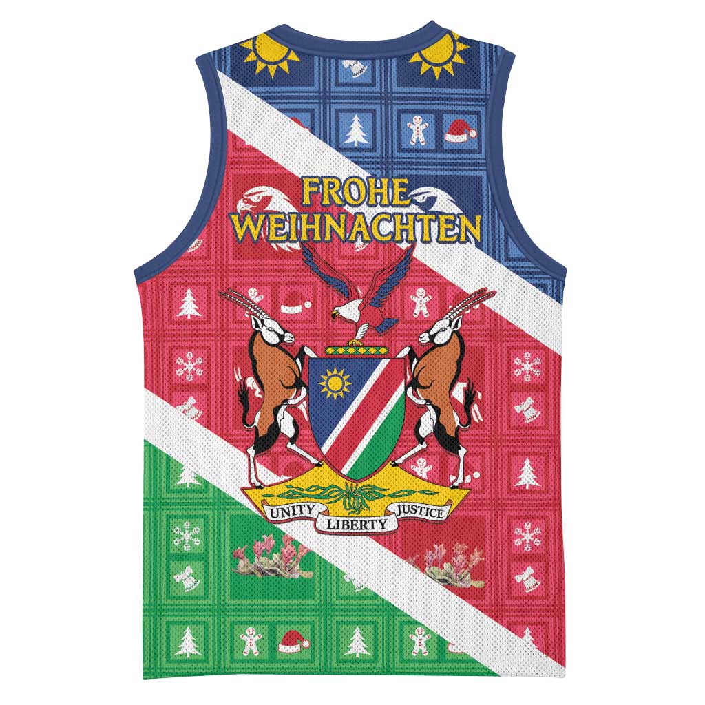 Afro Namibia Basketball Jersey Coat Of Arms Christmas Style LT15