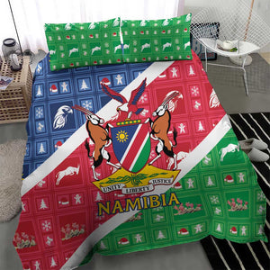 Afro Namibia Bedding Set Coat Of Arms Christmas Style