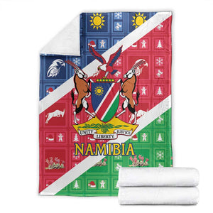 Afro Namibia Blanket Coat Of Arms Christmas Style