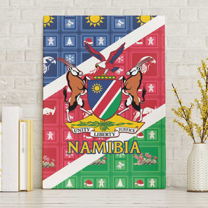 Afro Namibia Canvas Wall Art Coat Of Arms Christmas Style