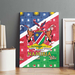 Afro Namibia Canvas Wall Art Coat Of Arms Christmas Style