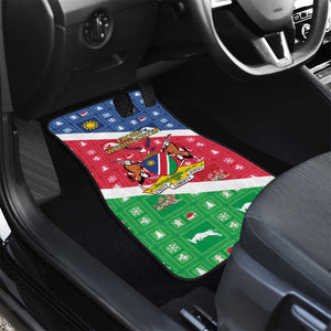 Afro Namibia Car Mats Coat Of Arms Christmas Style