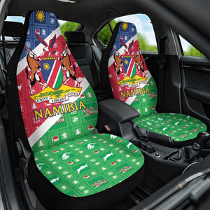 Afro Namibia Car Seat Cover Coat Of Arms Christmas Style