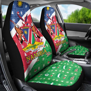 Afro Namibia Car Seat Cover Coat Of Arms Christmas Style