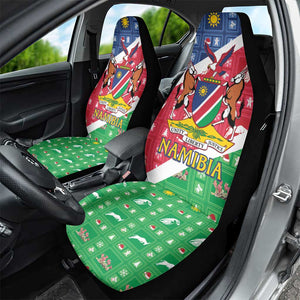 Afro Namibia Car Seat Cover Coat Of Arms Christmas Style