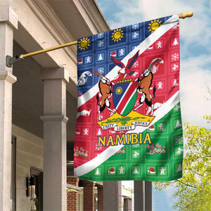 Afro Namibia Garden Flag Coat Of Arms Christmas Style