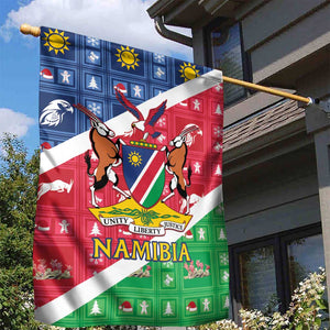 Afro Namibia Garden Flag Coat Of Arms Christmas Style