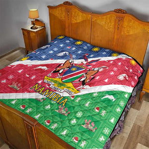 Afro Namibia Quilt Coat Of Arms Christmas Style