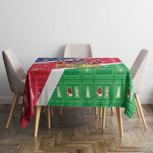 Afro Namibia Tablecloth Coat Of Arms Christmas Style