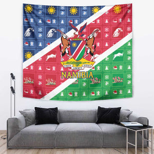 Afro Namibia Tapestry Coat Of Arms Christmas Style