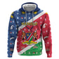 Afro Namibia Zip Hoodie Coat Of Arms Christmas Style