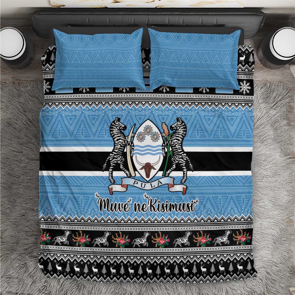 Afro Botswana Christmas Bedding Set Coat Of Arms - African Pattern