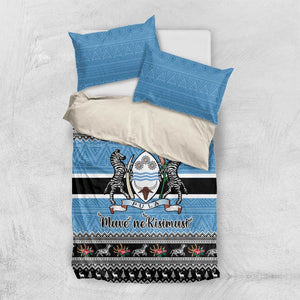 Afro Botswana Christmas Bedding Set Coat Of Arms - African Pattern