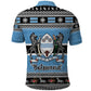 Afro Botswana Christmas Polo Shirt Coat Of Arms - African Pattern