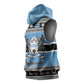 Afro Botswana Christmas Sleeveless Hoodie Coat Of Arms - African Pattern - African Pride