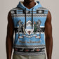 Afro Botswana Christmas Sleeveless Hoodie Coat Of Arms - African Pattern - African Pride