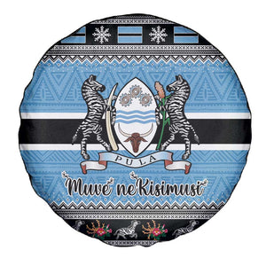 Afro Botswana Christmas Spare Tire Cover Coat Of Arms - African Pattern