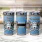Afro Botswana Christmas Tumbler Cup Coat Of Arms - African Pattern