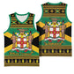 Afro-Jamaicans Basketball Jersey Coat Of Arms - Merry Christmas LT15