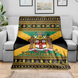 Afro-Jamaicans Blanket Coat Of Arms - Merry Christmas