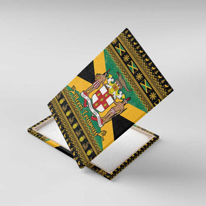 Afro-Jamaicans Canvas Wall Art Coat Of Arms - Merry Christmas