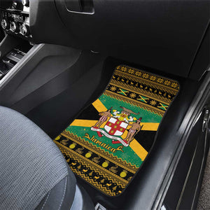 Afro-Jamaicans Car Mats Coat Of Arms - Merry Christmas