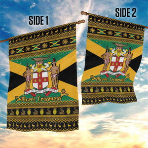 Afro-Jamaicans Garden Flag Coat Of Arms - Merry Christmas