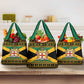 Afro-Jamaicans Grocery Bag Coat Of Arms - Merry Christmas