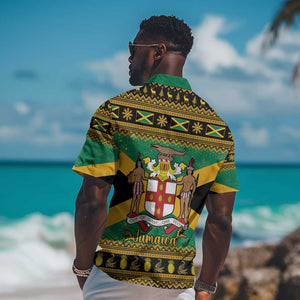 Afro-Jamaicans Hawaiian Shirt Coat Of Arms - Merry Christmas