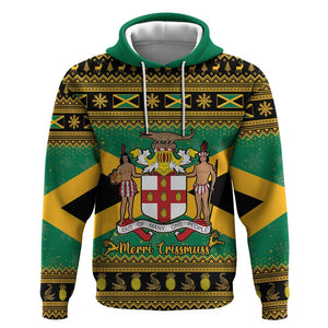 Afro-Jamaicans Hoodie Coat Of Arms - Merry Christmas