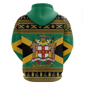 Afro-Jamaicans Hoodie Coat Of Arms - Merry Christmas