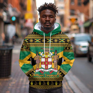 Afro-Jamaicans Hoodie Coat Of Arms - Merry Christmas