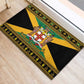 Afro-Jamaicans Rubber Doormat Coat Of Arms - Merry Christmas