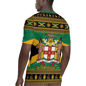 Afro-Jamaicans Rugby Jersey Coat Of Arms - Merry Christmas