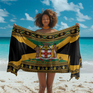 Afro-Jamaicans Sarong Coat Of Arms - Merry Christmas