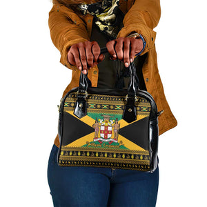 Afro-Jamaicans Shoulder Handbag Coat Of Arms - Merry Christmas