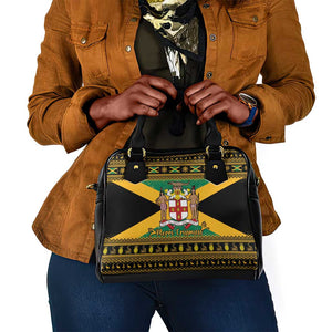 Afro-Jamaicans Shoulder Handbag Coat Of Arms - Merry Christmas