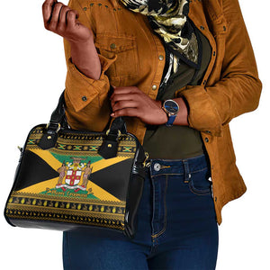 Afro-Jamaicans Shoulder Handbag Coat Of Arms - Merry Christmas