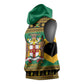 Afro-Jamaicans Sleeveless Hoodie Coat Of Arms - Merry Christmas - African Pride