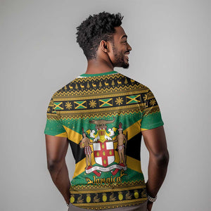 Afro-Jamaicans T shirt Coat Of Arms - Merry Christmas