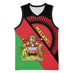 Personalized Afro Malawi Basketball Jersey Coat Of Arms - Southeastern Africa Pattern LT15