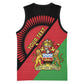 Personalized Afro Malawi Basketball Jersey Coat Of Arms - Southeastern Africa Pattern LT15