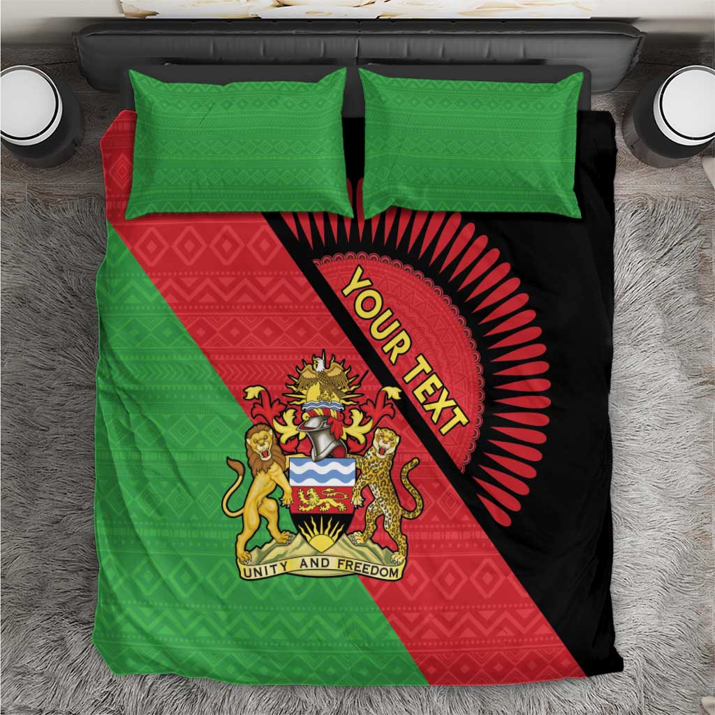 Personalized Afro Malawi Bedding Set Coat Of Arms - Southeastern Africa Pattern