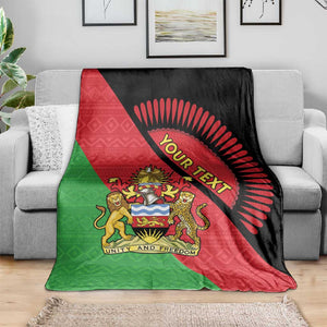 Personalized Afro Malawi Blanket Coat Of Arms - Southeastern Africa Pattern